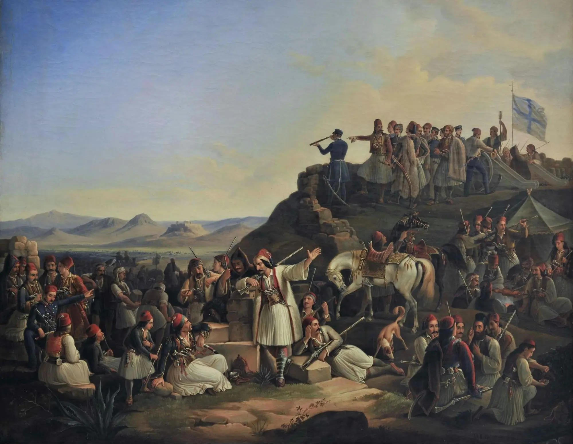 The Camp of General Karaiskakis (1855)